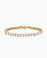 Tennis Bracelet in 18K Yellow Gold with Diamonds, 4mm